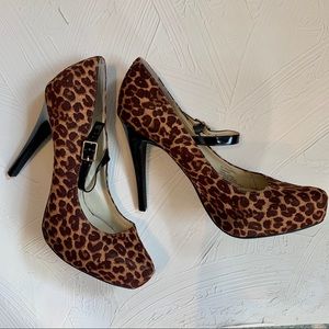 BCBG Generation Leopard Heels